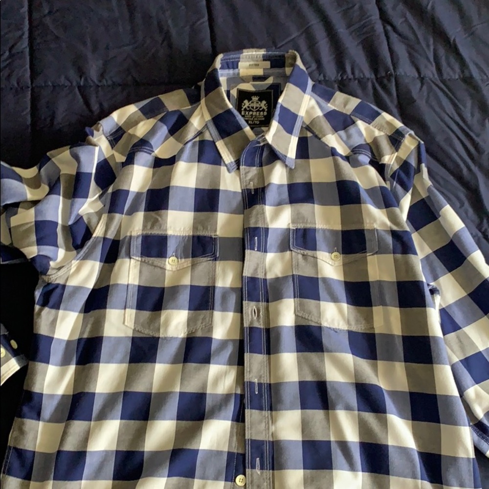Men’s Fitted XL Express Flannel